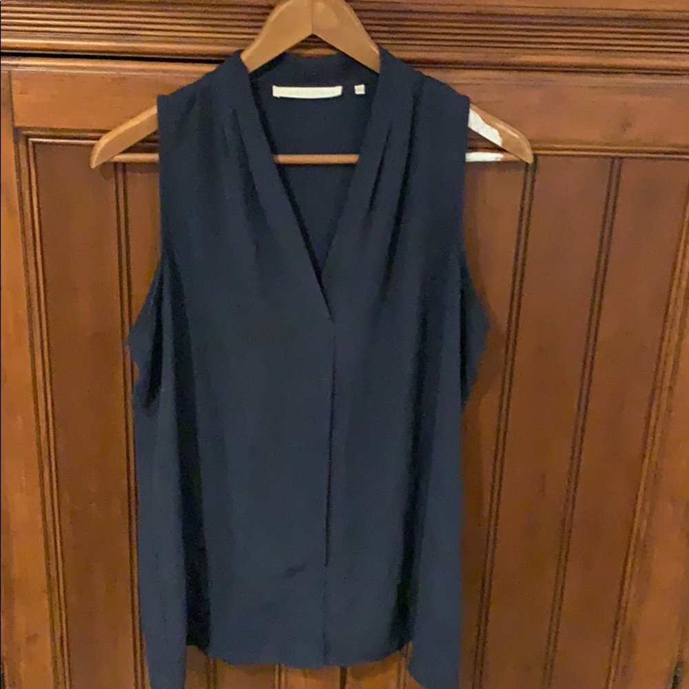 Navy blouse